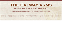 Tablet Screenshot of galwayarms.com